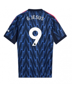 Arsenal Gabriel Jesus #9 Maglia Gara Trasferta Repliche 2025-26 Maniche Corte